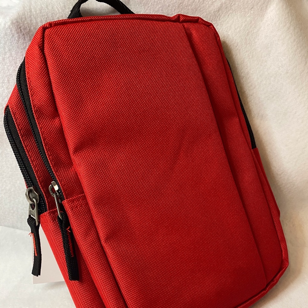 Red Crossbody Backpack